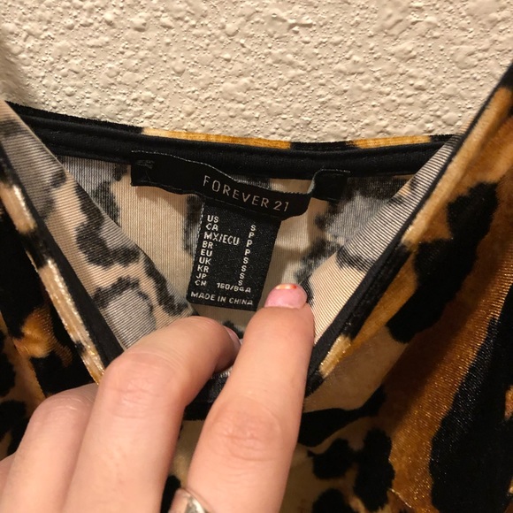 LEOPARD MINI DRESS - Picture 3 of 3